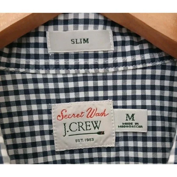 J. Crew Secret Wash Cotton Poplin Button-Up Shirt - Picture 5 of 8